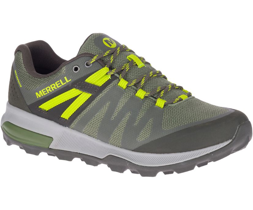 Buty Merrell Zion FST Wasserdicht - Buty Trekkingowe Męskie Merrell - Oliwkowe [VXBNL-0143]